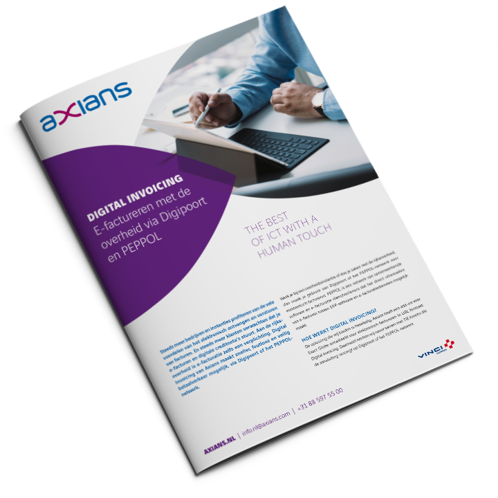 Lees meer in de leaflet over Digital Invoicing